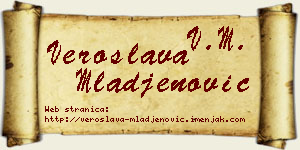 Veroslava Mlađenović vizit kartica